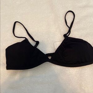 RVCA Elegant Black Bikini Top